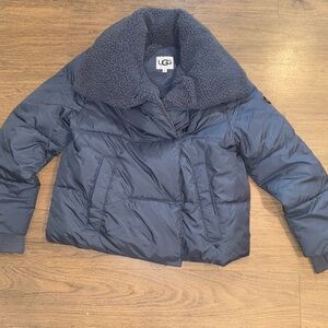UGG Navy Puffer Jacket